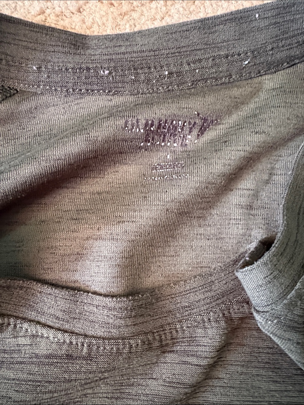 Old Navy Long Sleeve Performance Tee - Olive - Picture 3 of 3